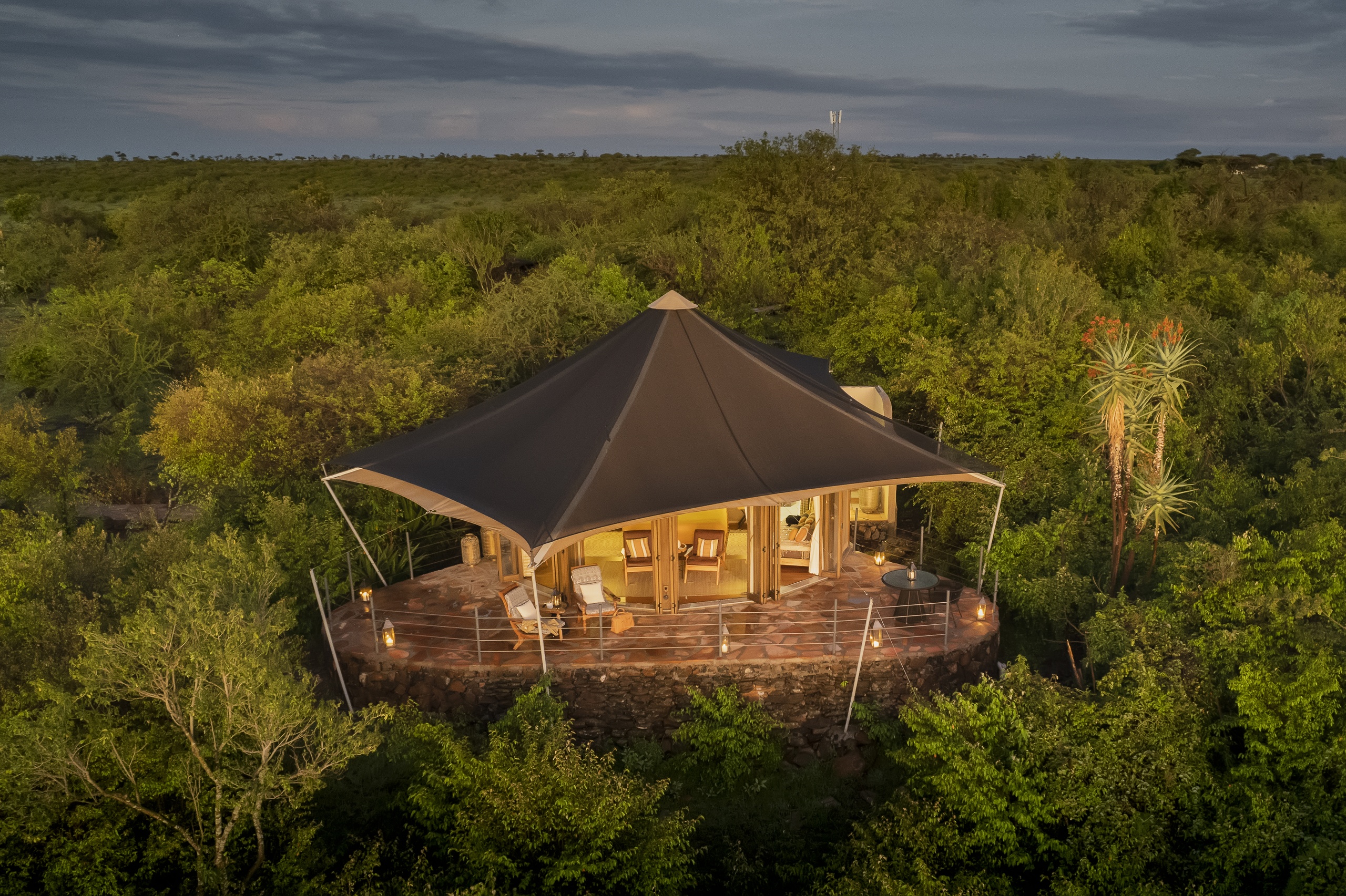 Romantic safari suite